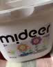 弥鹿（MiDeer）积木拼装手工diy拼插玩具男孩女孩礼物透彩雪花片-200pcs儿童礼物 实拍图