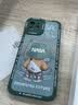 奶小鸭 适用苹果12手机壳 iphone12保护套镜头全包硅胶防摔超薄创意卡通简约网红软壳男女款 苍岭绿 实拍图