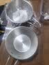 美厨（MAXCOOK）304不锈钢碗带把手 米酒碗泡面碗汤碗 洗碗机可用雪拉碗MCWA4939 实拍图