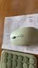 B.O.W航世MK397DL无线蓝牙双模可充电键盘鼠标套装84键静音轻薄ipad平板手机办公笔记本台式通用 清新绿 实拍图
