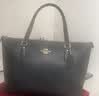 蔻驰（COACH）【品牌直供】女士GALLERY大号手提单肩托特包深褐色CV402次日达 实拍图