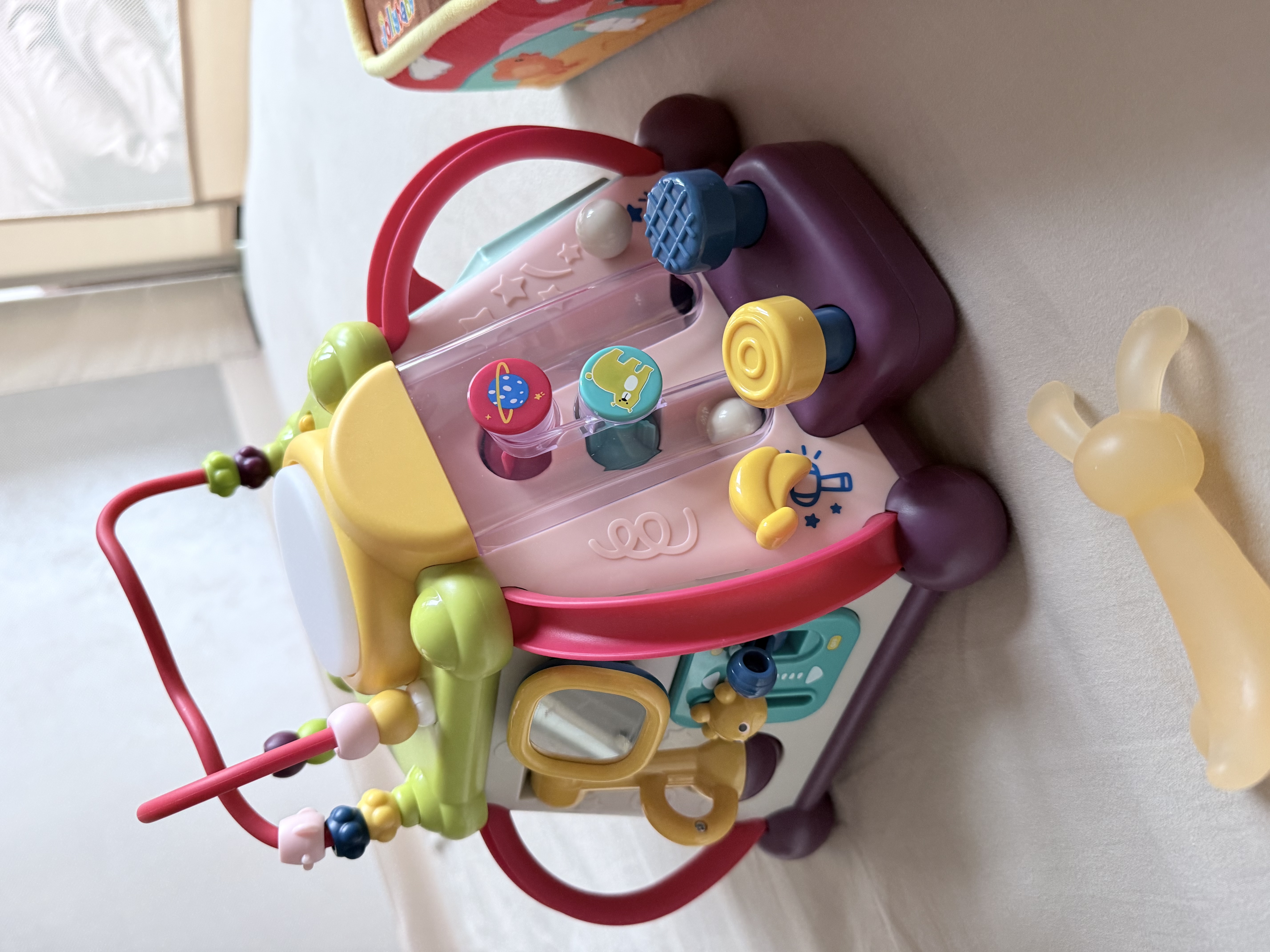 babycare六面盒多功能宝宝玩具形状配对认知积木屋节日生日送礼江户紫 实拍图