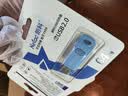 朗科（Netac）64GB USB2.0 U盘UA91 车载电脑两用闪存盘 蓝紫色推拉 投标专用软件加密U盘 实拍图