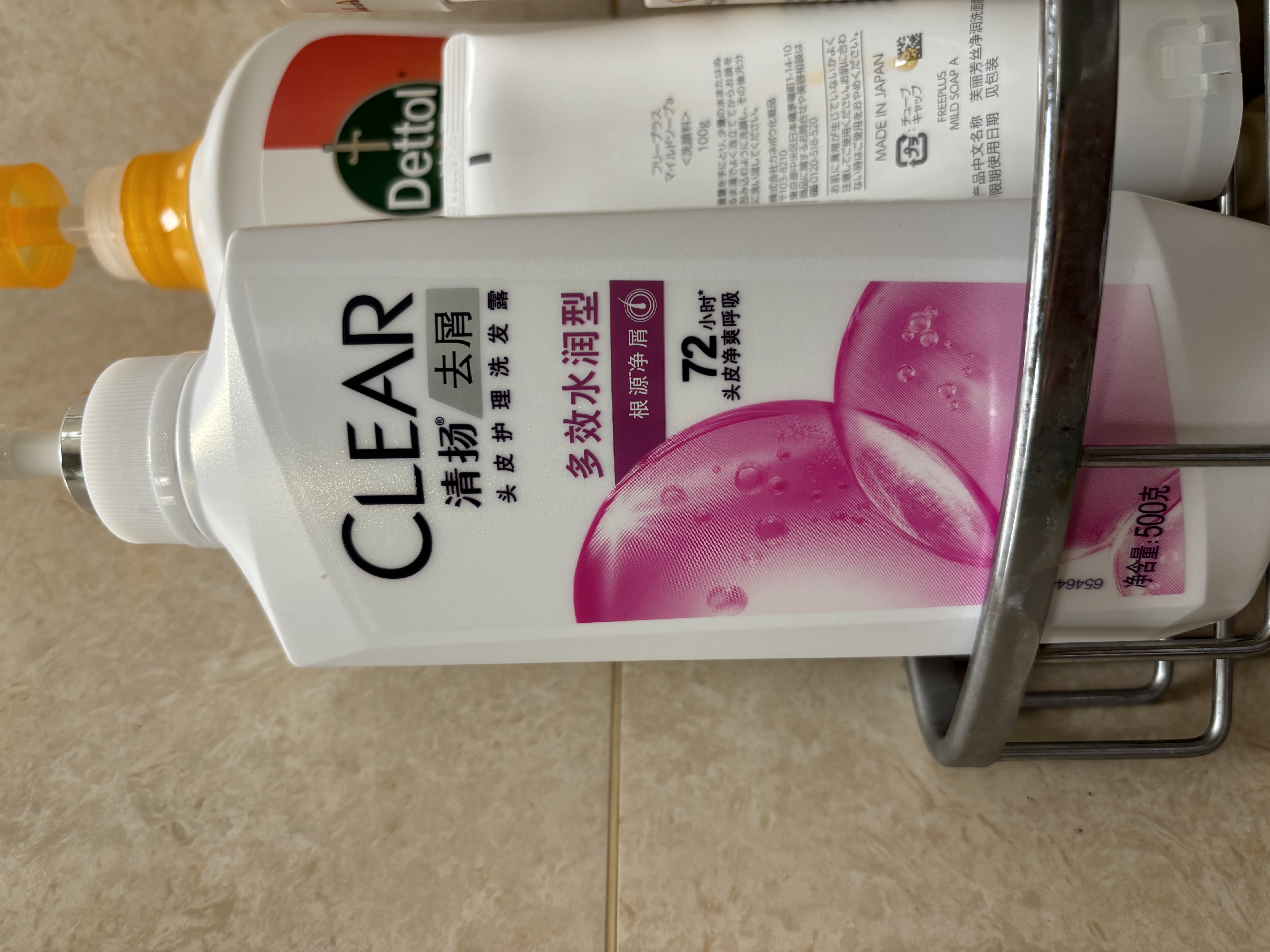 清扬去屑洗发水 多效水润500g+试用装100gx2 玻尿酸净屑洗头膏 实拍图