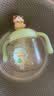 贝亲（Pigeon）儿童牛奶杯1-3岁宝宝喝水喝奶PPSU直饮奶瓶双吸管水杯青草绿330ml 实拍图