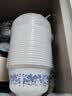美丽雅一次性碗青花饭盒920ml*20套 大号带盖食品级耐高温泡面野餐打包 实拍图