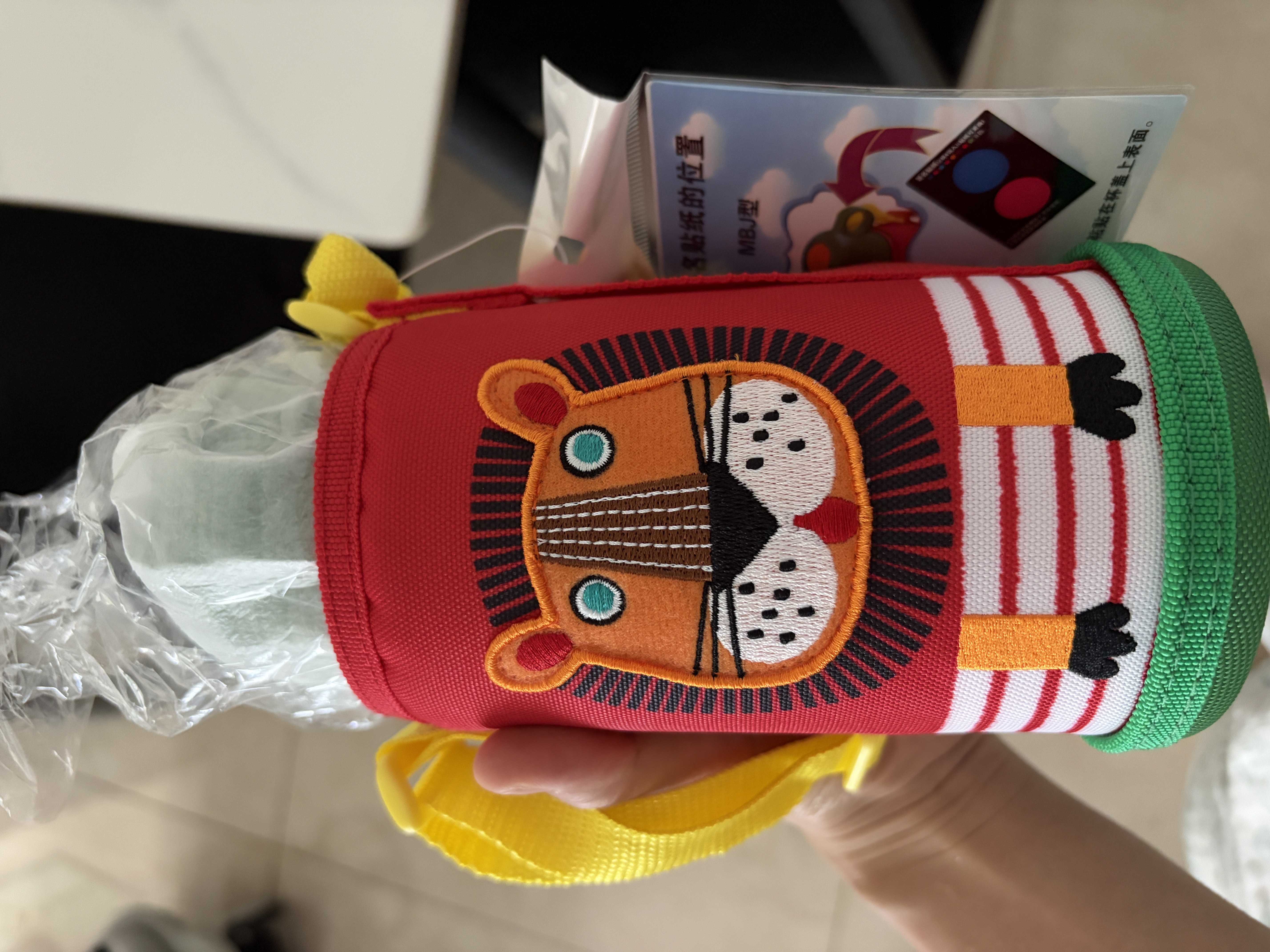 虎牌（TIGER）【京东限定】长颈鹿儿童保温杯学生吸管水杯一杯双盖开学礼物 实拍图