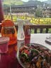 M Square便携式折叠硅胶杯碗野餐露营宝宝食品级旅行户外 烟粉色中杯 实拍图