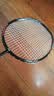 李宁（LI-NING）羽毛球拍雷霆小钢炮黑色全碳素专业进攻型单拍4U已拉线AYPT307-4 实拍图