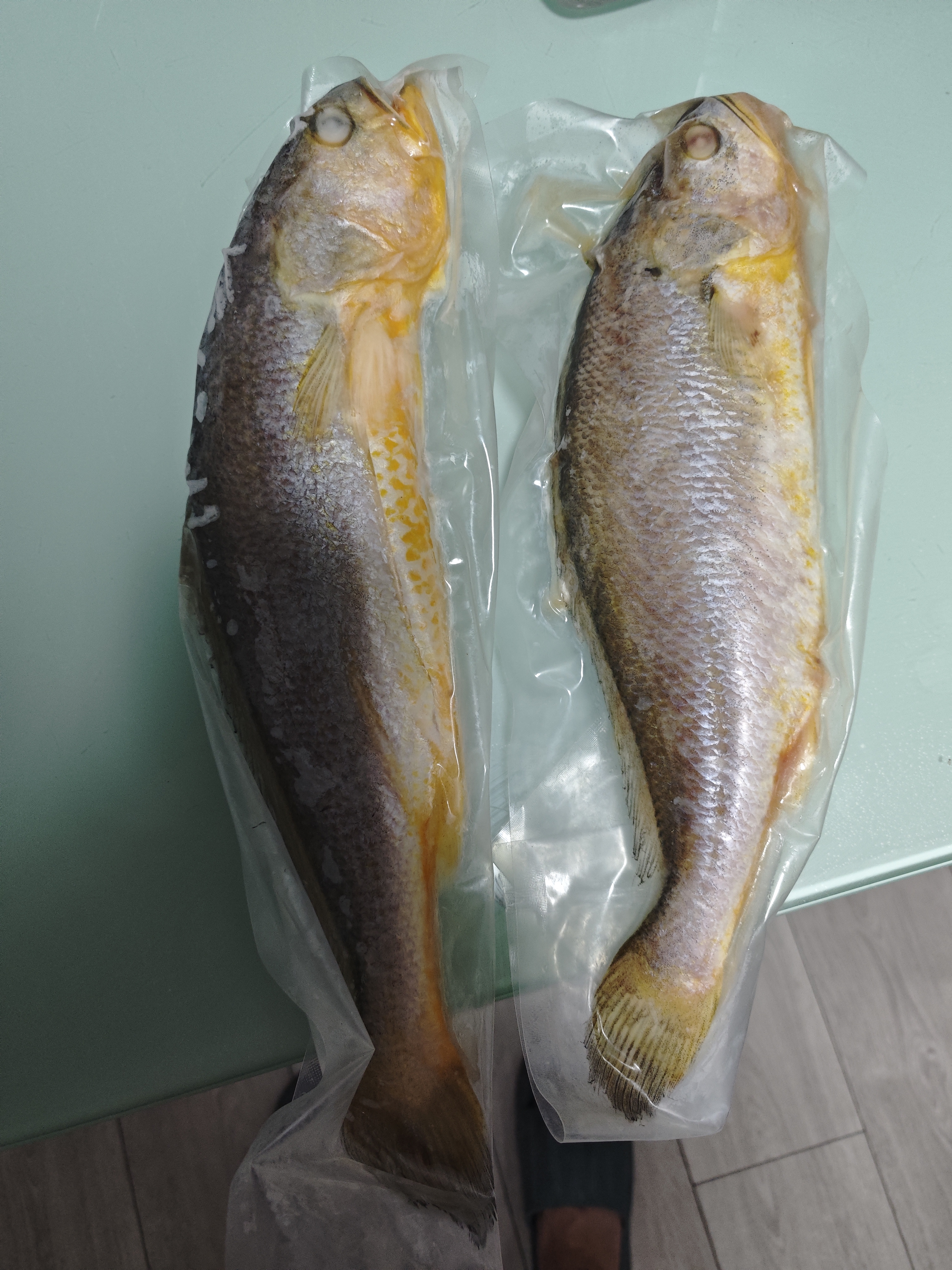 海名威冷冻三去黄花鱼2斤/2条 宁德大黄鱼 海鱼 生鲜鱼类 海鲜水产 实拍图