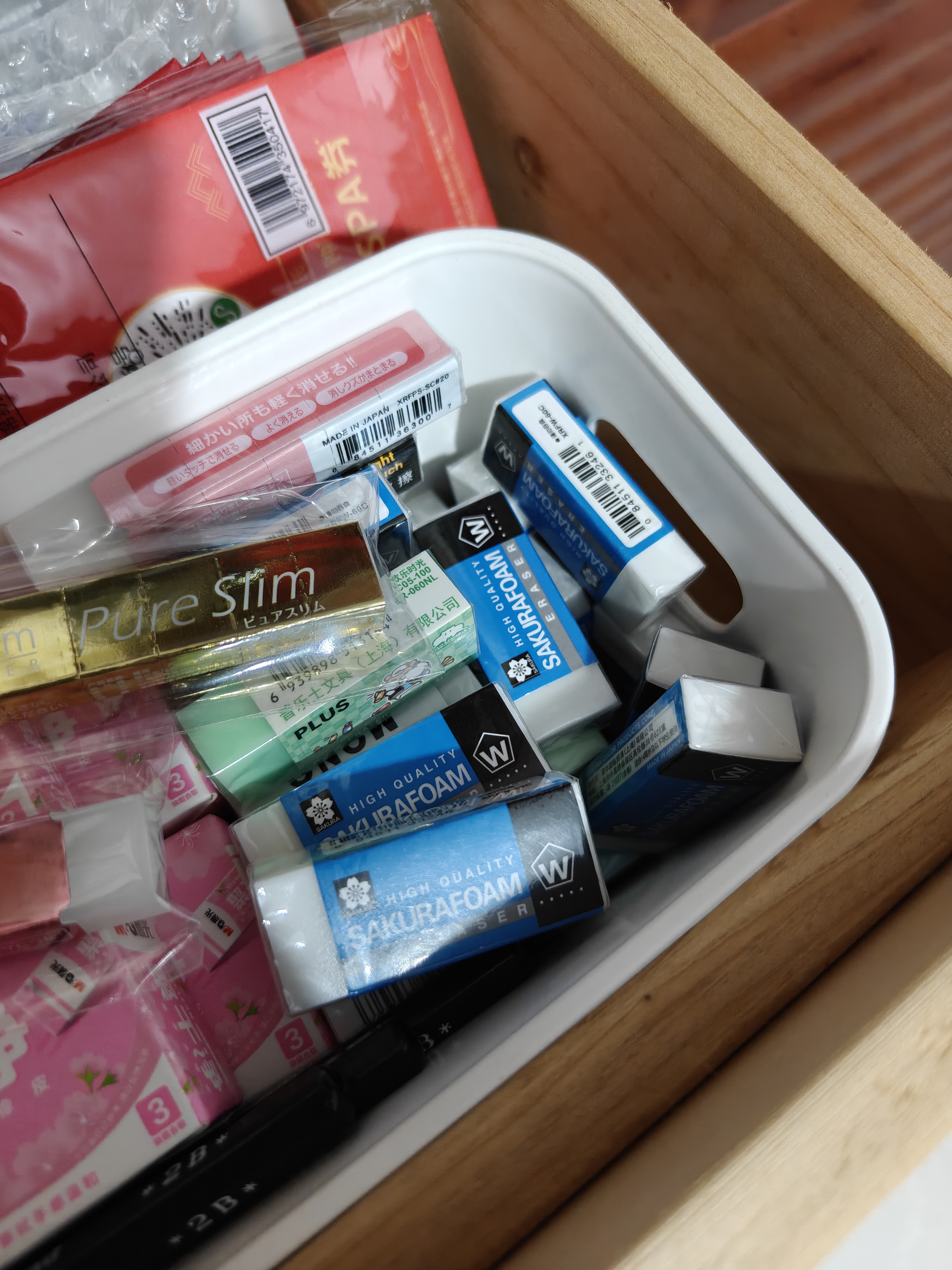 樱花（SAKURA）橡皮擦 学生考试学生文具美术素描绘图专用 XRFW-60小号单块 日本进口开学文具 实拍图