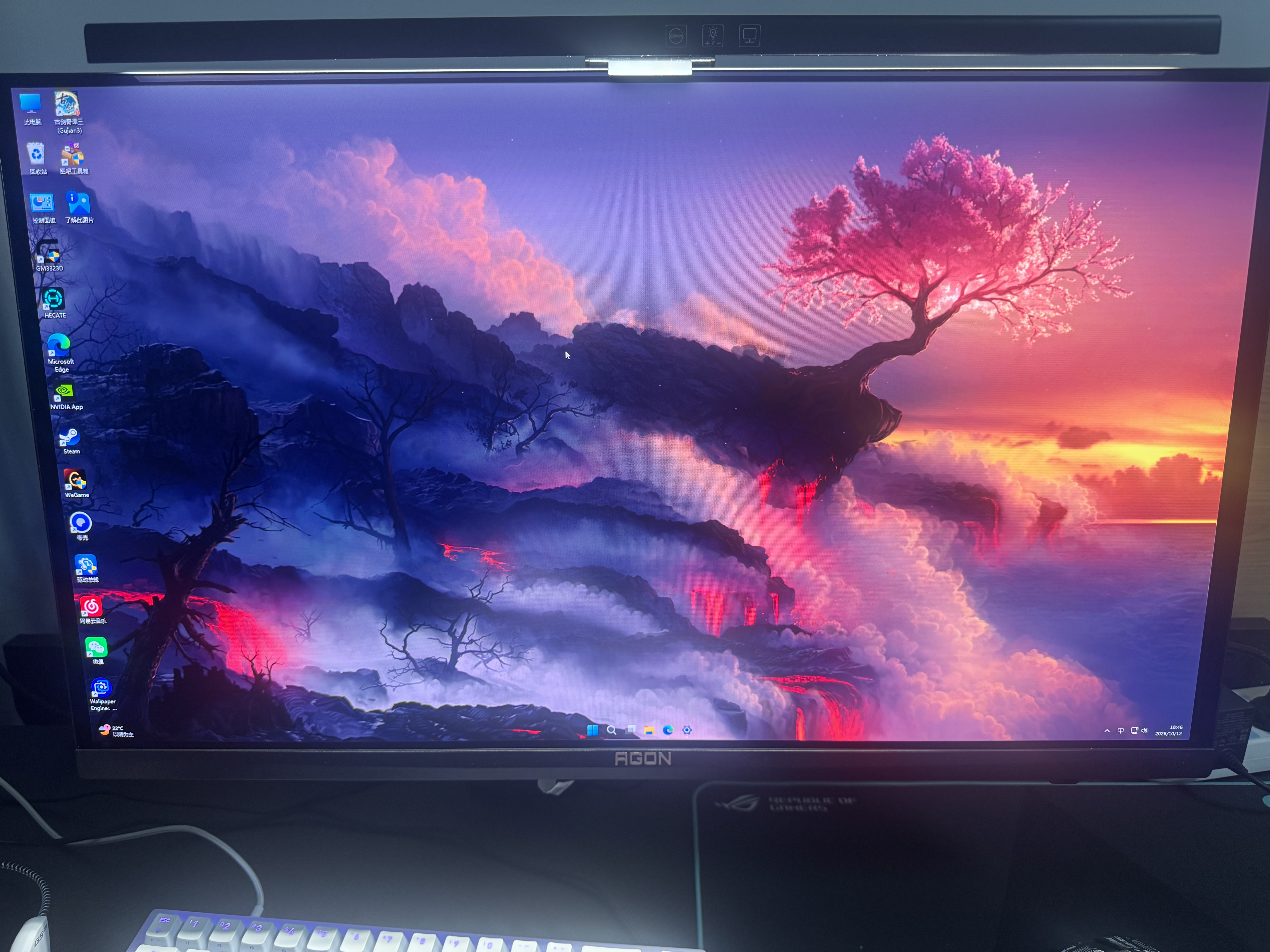 AOC爱攻昊天27英寸2K OLED 320Hz五层堆叠 BlackAR镜面抗反抗眩 色准王HDR500电竞显示器AG277QSD 实拍图
