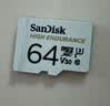 Sandisk闪迪64GB TF（MicroSD）4K内存卡 行车记录仪 监控摄像头专用 循环录制5,000小时 高耐用存储卡 实拍图