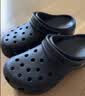 卡骆驰（CROCS）白鹿同款云朵洞洞鞋|206750 黑色-001 37/38(240mm) 实拍图
