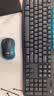 罗技（Logitech）MK275 键鼠套装 无线键鼠套装 办公键鼠套装 全尺寸 商务键鼠套装 带无线2.4G接收器 黑蓝色 实拍图