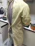 光多拉围裙长袖罩衣厨房家用高级带袖防水防油男女士专用工作服棉麻围裙 实拍图