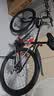 EG7山地自行车成人学生变速越野单车双减震赛车26寸青少年男女公路车 升级版-辐条-黑白【整车发货 免调试】 26寸21速【适合：160-180CM】 实拍图