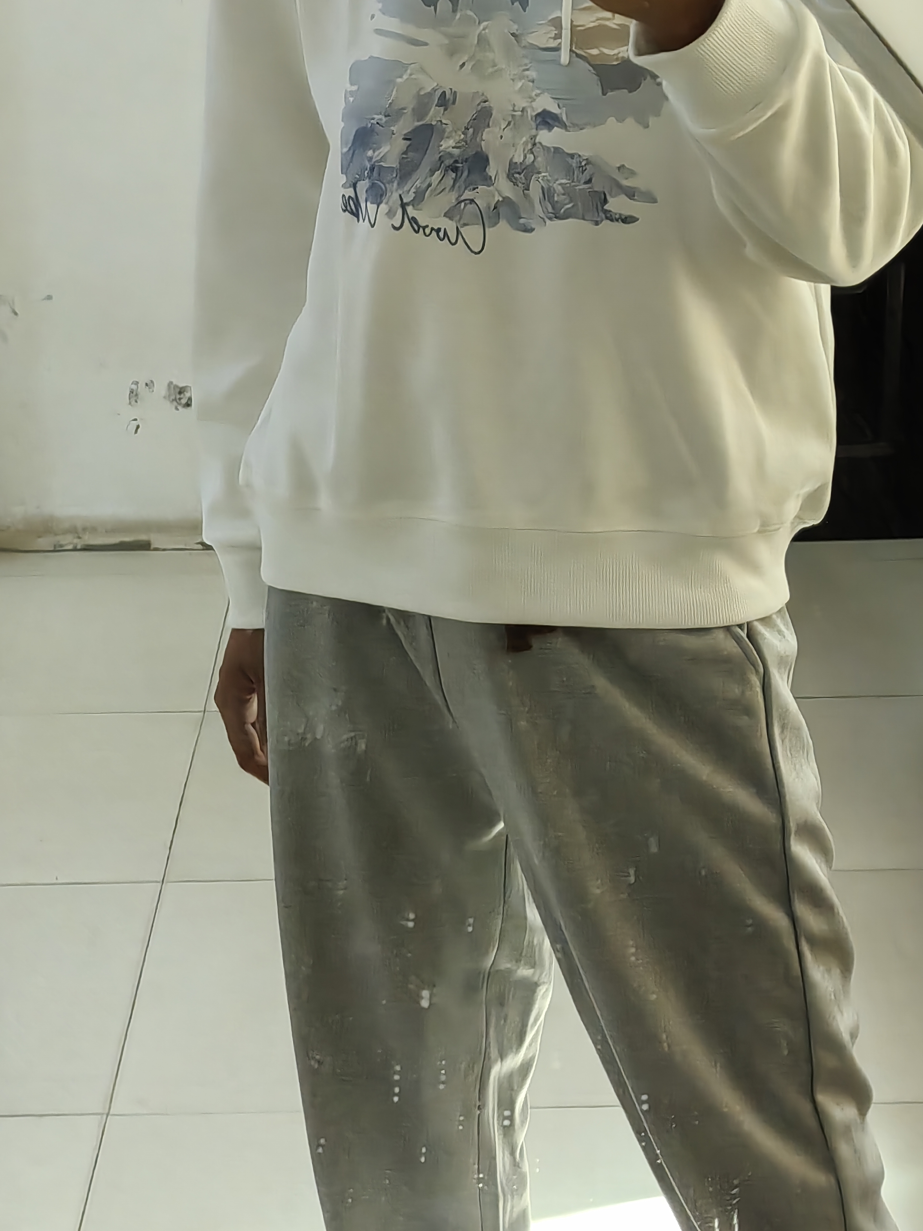 回力（Warrior）休闲裤男春秋季宽松直筒裤子男阔腿百搭卫裤男运动裤男裤 实拍图