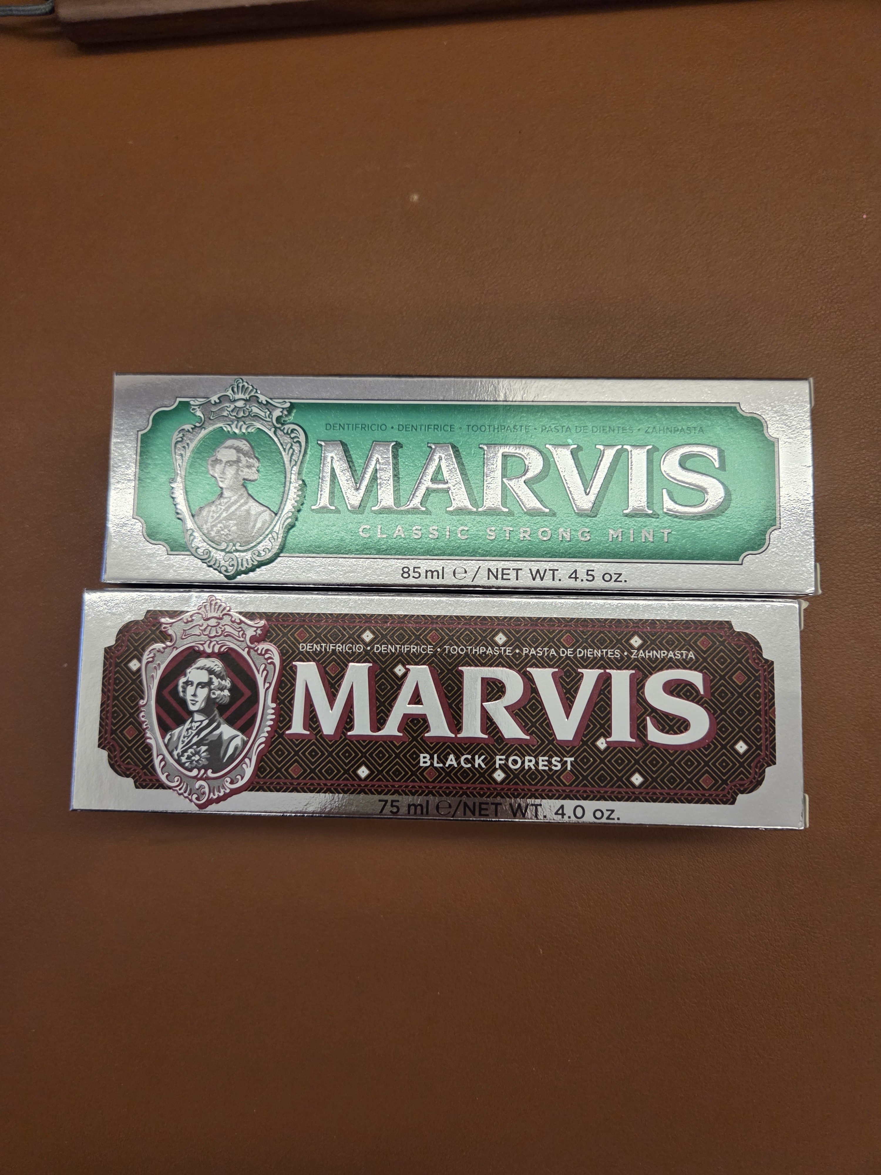MARVIS玛尔仕牙膏黑巧75ml去黄去渍清新口气玛尔斯浪漫黑巧薄荷牙膏亮白 实拍图