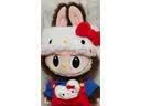 POP MART泡泡玛特 THE MONSTERS × HELLO KITTY - 搪胶毛绒公仔礼物 搪胶毛绒公仔 实拍图
