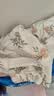 爱宝适月子帽纯棉月子头巾孕产妇帽产后坐月子防风帽发带2件套 猫咪M427 实拍图