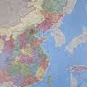 【2026】中国地图+世界地图挂图 约1.5米*1.1米 2张套装 无拼缝高清防水 学生、办公室、家用装饰挂图 初中生 地理学习 实拍图