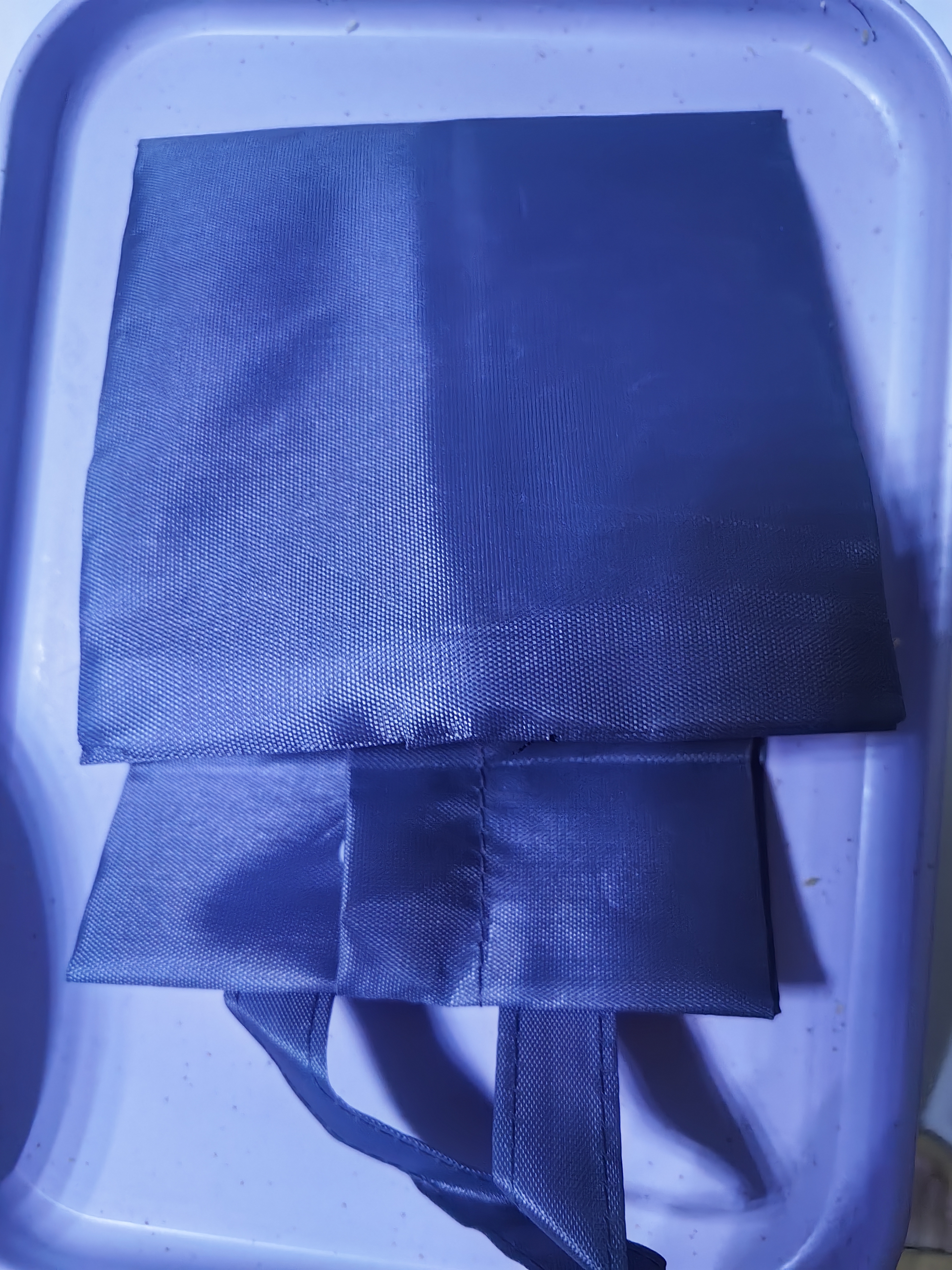 京东快递 旅行内衣内裤袜子收纳袋收纳箱衣服整理包手提便携 1个 颜色随机 28*10.5cm 实拍图