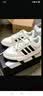 adidas ENTRAP美式校园风运动鞋少年感复古篮球风板鞋阿迪达斯 白色/矾土棕/黑色   41 实拍图
