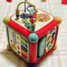 babycare六面盒多功能宝宝玩具形状配对认知积木屋节日送礼光栅红生日礼物 实拍图
