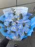 领香鲜花速递33朵香槟玫瑰花束送老婆表白女友生日礼物全国同城配送 33朵碎冰蓝玫瑰花束—星辰大海 实拍图