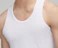 海澜之家背心男士无袖坎肩纯棉100%棉10A抗菌透气运动基础打底汗衫2件装 实拍图