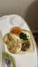 COOKSS宝宝餐盘硅胶学吃饭分格儿童餐具辅食碗餐盘带吸盘 双拼绿 实拍图