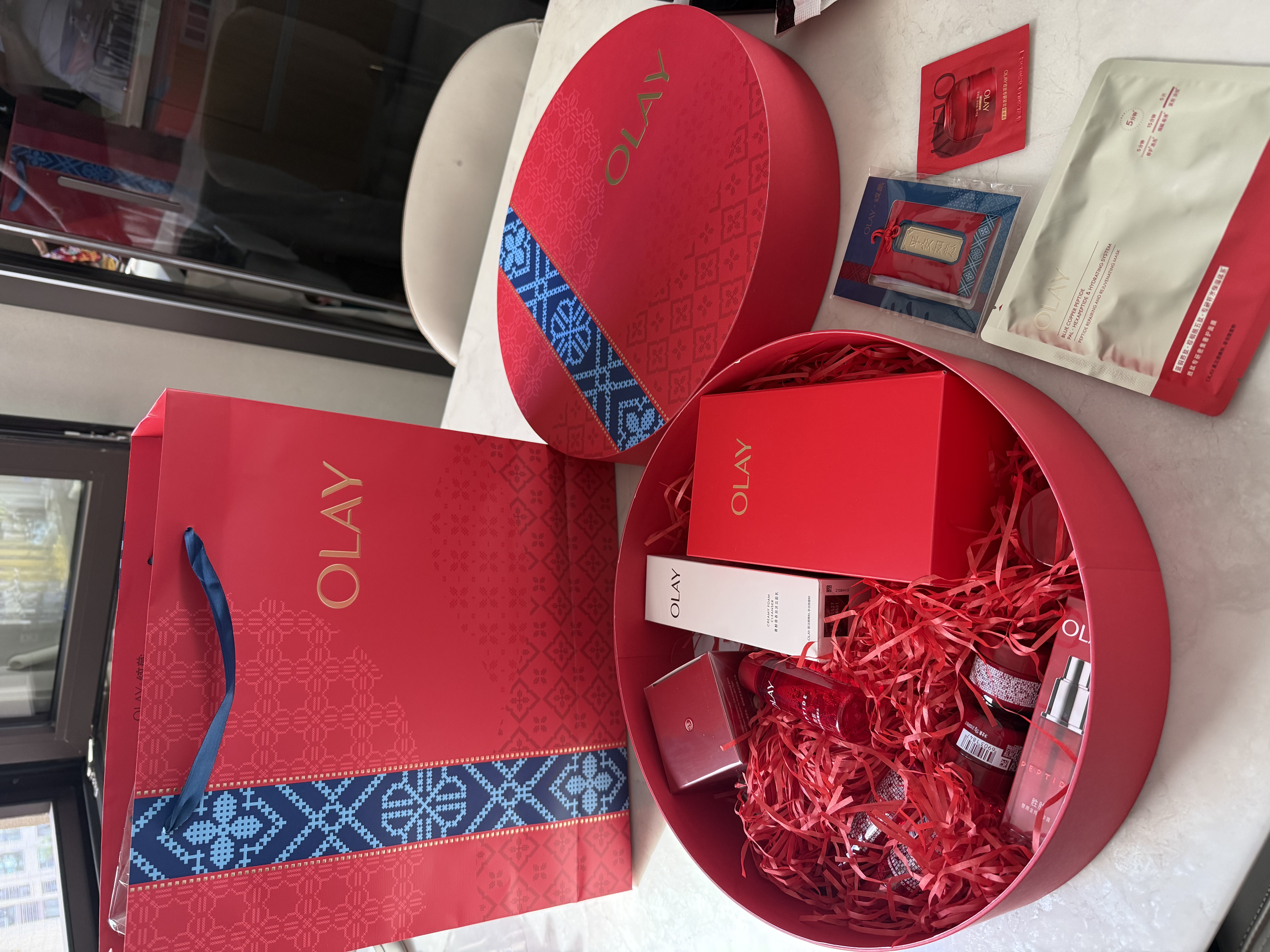 玉兰油（OLAY）大红瓶水乳液全新超红瓶面霜保湿抗皱紧致护肤品套装礼盒中秋礼物 实拍图