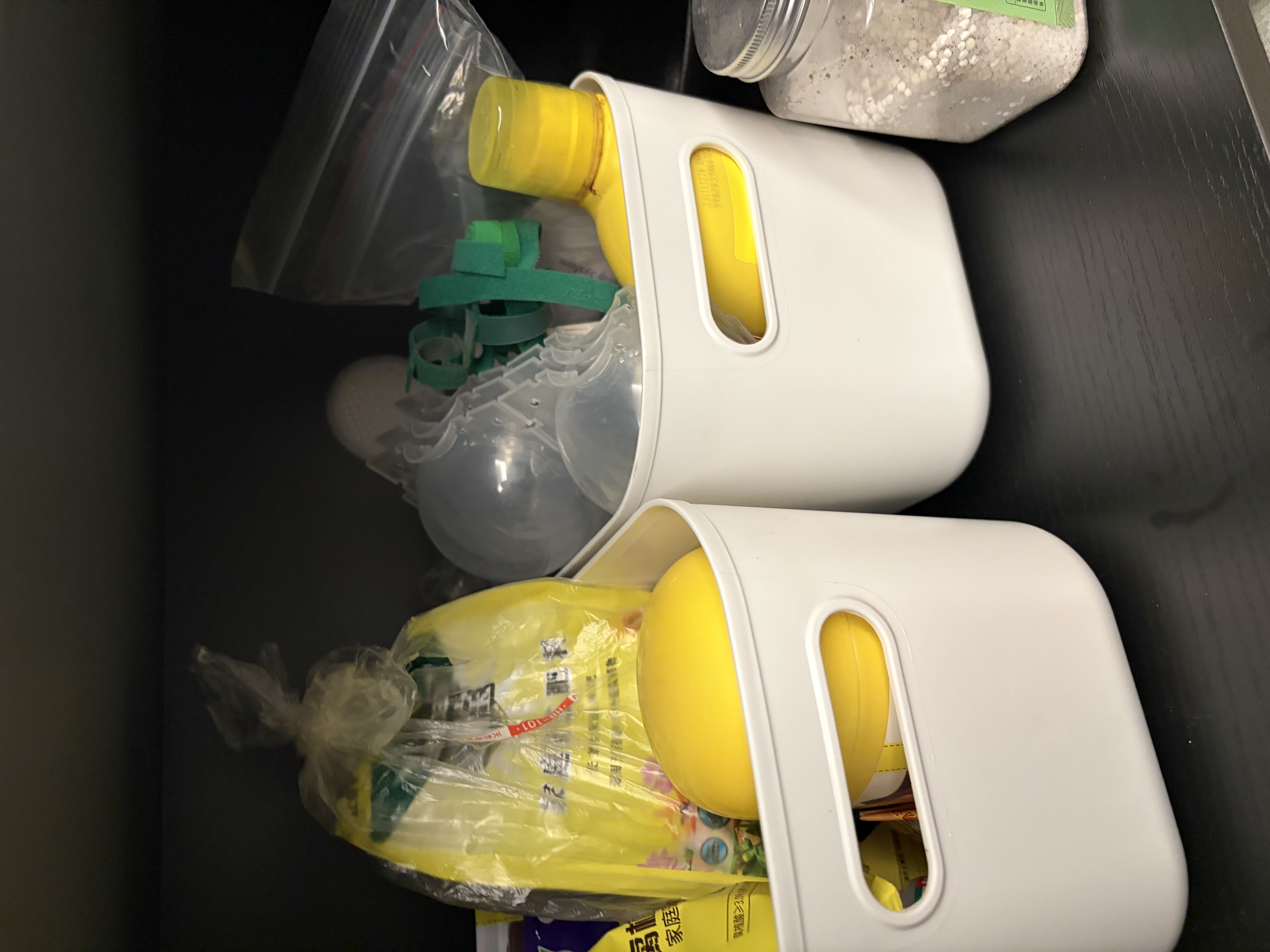 访客桌面储物盒杂物收纳盒家用零食玩具玩具零食整理筐整理箱收纳箱 大号加高加厚【3只装】带盖 实拍图