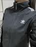 adidas双11主推 复古休闲运动立领夹克外套卫衣女阿迪达斯三叶草   淡蓝色/黑色（推荐选大一码）   XL 实拍图