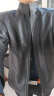 比菲力（BEVERRY）头层绵羊皮真皮皮衣男2023秋冬季男士立领韩版外套海宁皮夹克 棕色 L 实拍图