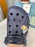 CROCS卡骆驰贝雅洞洞鞋轻便百搭男鞋一脚蹬洞洞鞋女拖鞋休闲鞋|10126 深蓝-410(含智必星) 37 /38(230mm) 实拍图