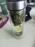 希诺双层玻璃杯男家用办公泡茶杯子车载过滤水杯节日礼物XN-9607 实拍图