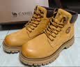 骆驼（CAMEL）王俊凯同款铠甲马丁靴高帮户外工装大黄靴男 GE122W7757T 金黄 42 实拍图