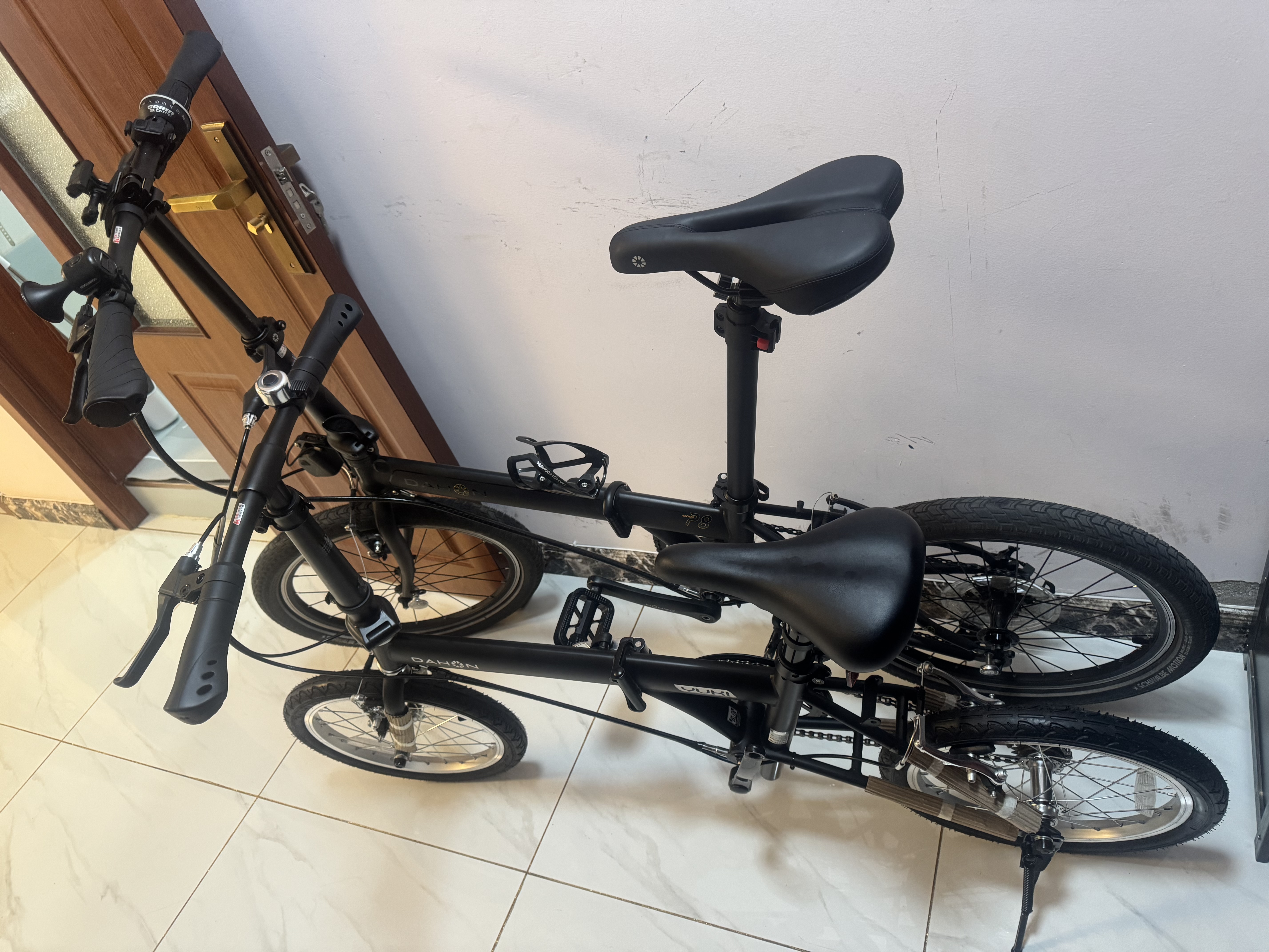 大行（DAHON）KT610 黑色折叠自行车16英寸YUKI超轻迷你便携男女式通勤单车 实拍图