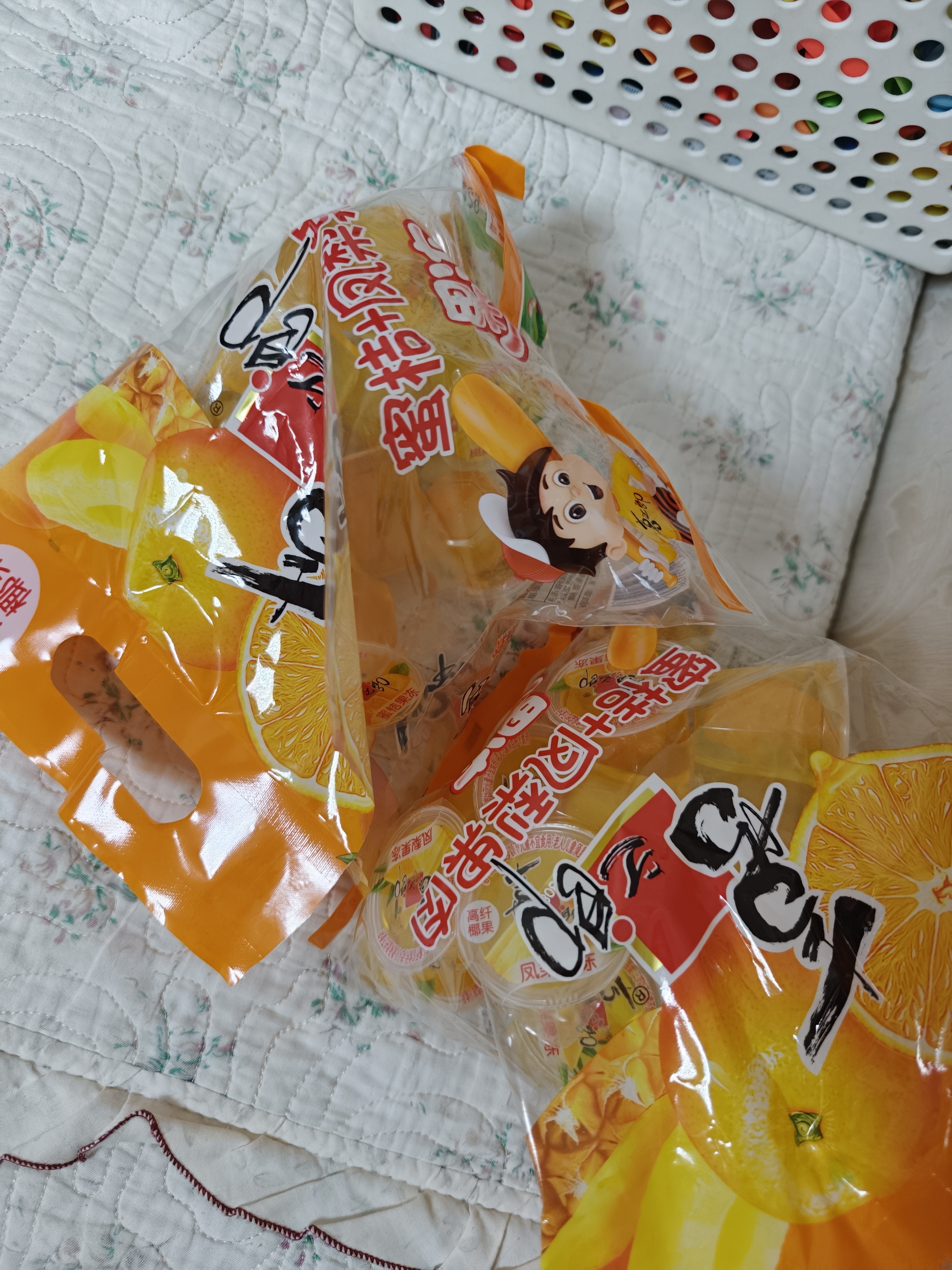喜之郎蜜桔凤梨椰果果冻15杯共520g 休闲儿童解馋出游小零食下午茶 实拍图