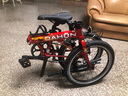 大行（DAHON） 顺丰发货折叠自行车20寸8级变速单车P8经典款KBC083 40周年红色【速联X7】 实拍图