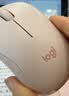 罗技（Logitech）M221 轻音鼠标 无线鼠标 办公鼠标 对称鼠标 带无线微型接收器 薄荷绿 实拍图