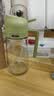 双枪油壶喷油壶 倒油喷油一体食用油玻璃油壶厨房家用不挂油 橄榄绿 实拍图