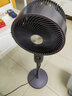 西屋【风扇踏青放价】空气循环扇家用电风扇轻音低噪节能自动摇头立式智能遥控定时落地扇对流涡轮扇 钢琴黑+【装饰灯+12挡风+AI+语音+负离子】 实拍图