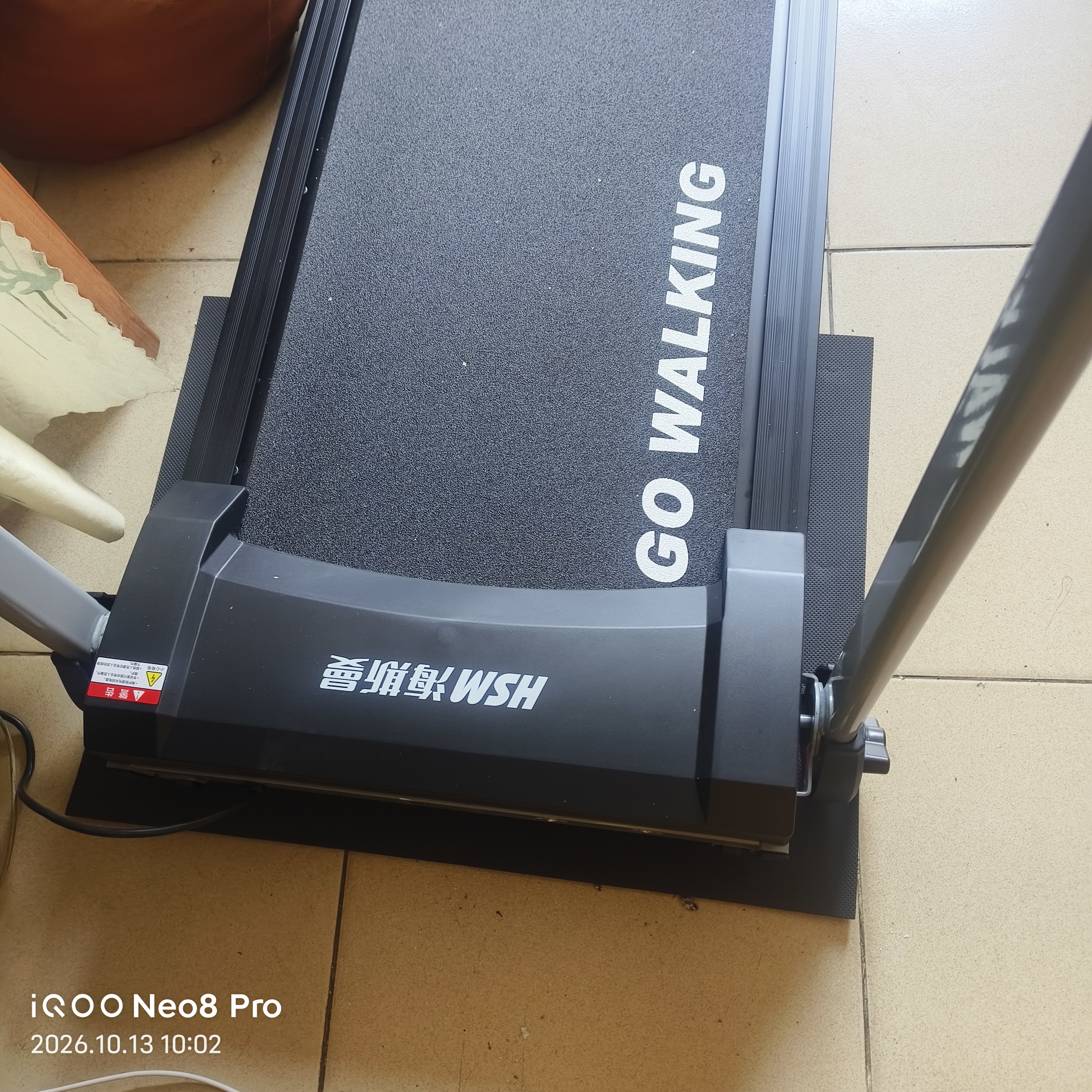 海斯曼（healthmate）跑步机家庭用减肥专用可爬坡走步机智能静音减震可折叠室内小型 可爬坡款/10档调速/店长推荐 实拍图