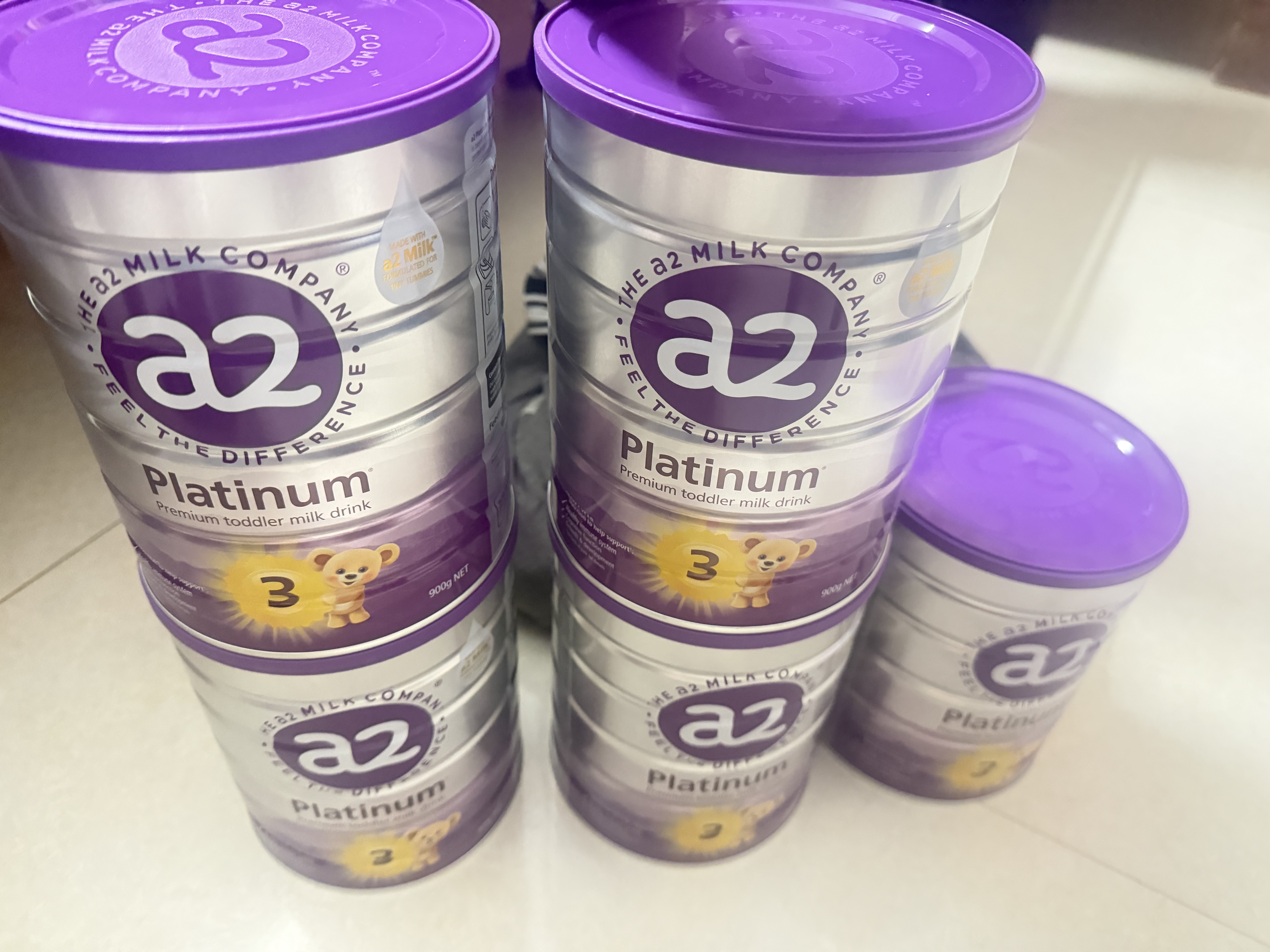 a2奶粉3段紫白金124段新西兰原装进口婴幼儿配方牛奶粉900g a2紫白金3段6罐【询客服入社群立省136】 28年4月 实拍图