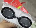 速比涛（Speedo）Cyclone3高清防水防雾精工镀膜泳镜游泳装备漂流潜水 黑色/银色 实拍图