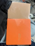 得力BP121皮面记事本笔记本本子方形考研本220mm*208mm-160张(橙色)(本) 晒单实拍图