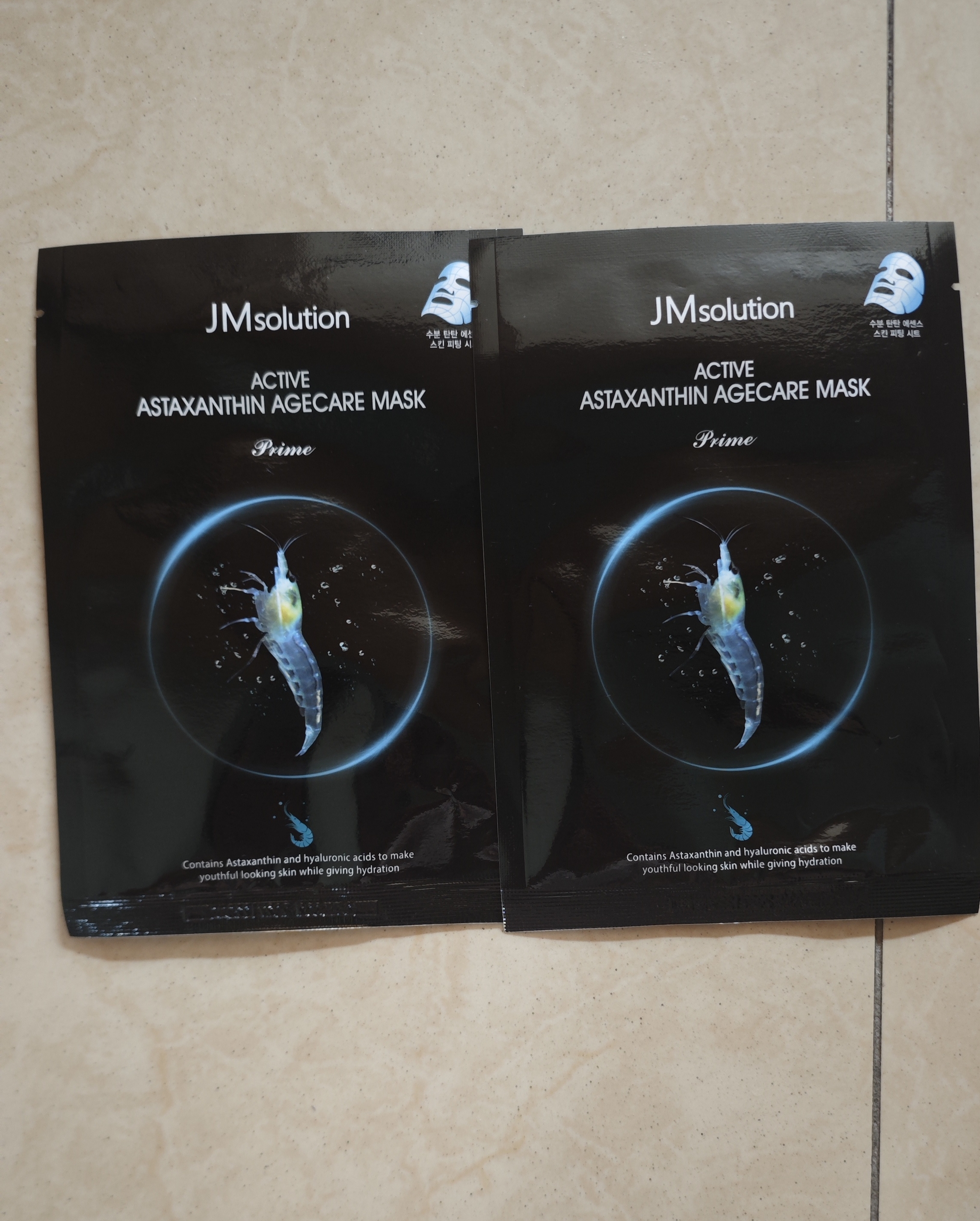 JMsolution肌司研悦活恒采虾青素赋颜面膜淡纹紧致保湿修护30ml*10片jm面膜 实拍图